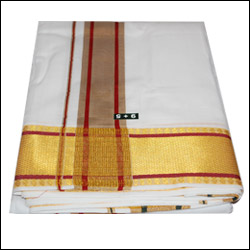 "Premium Dhoti with big border-CD RNA-20001- code003 - Click here to View more details about this Product